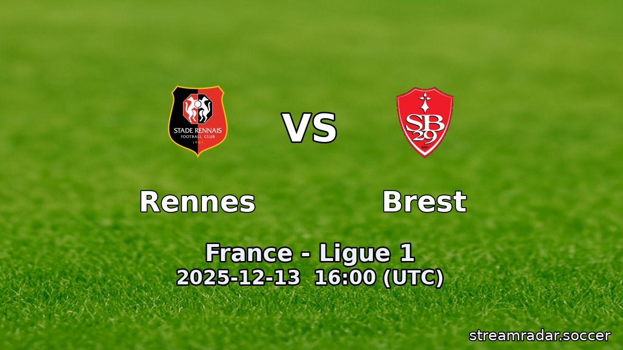 Rennes vs Brest