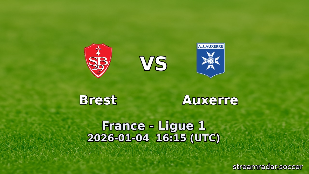 Brest vs Auxerre