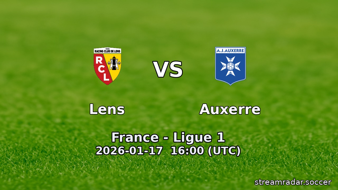 Lens vs Auxerre