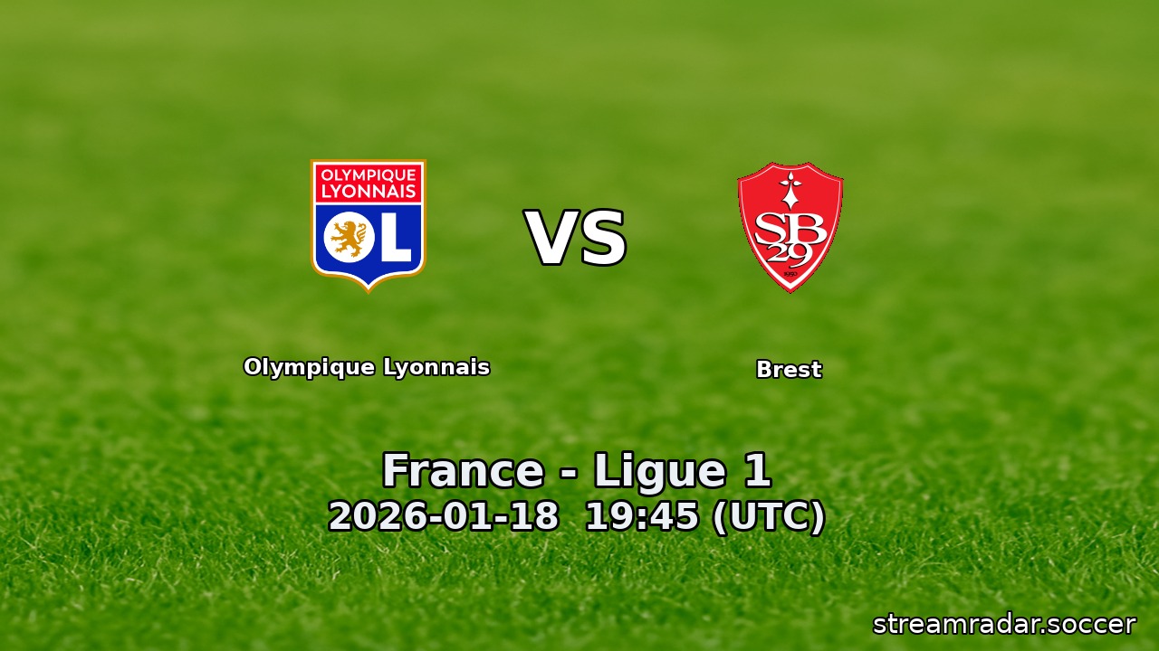 Olympique Lyonnais vs Brest