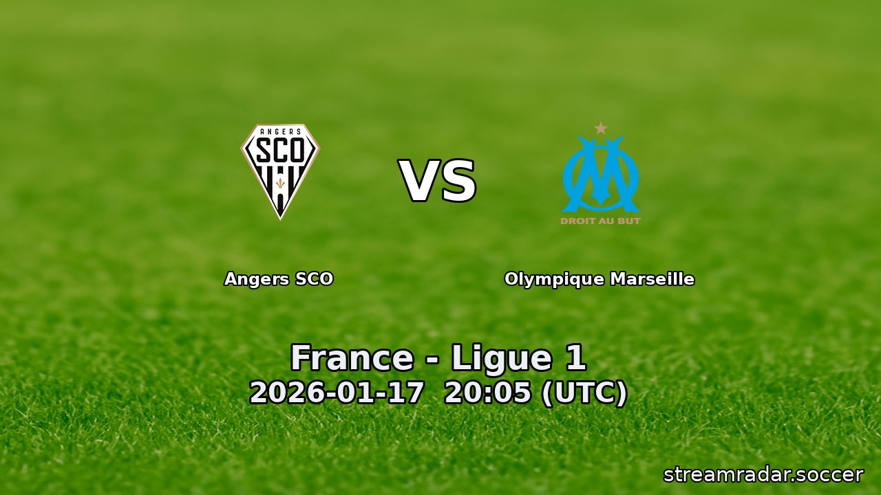 Angers SCO vs Olympique Marseille