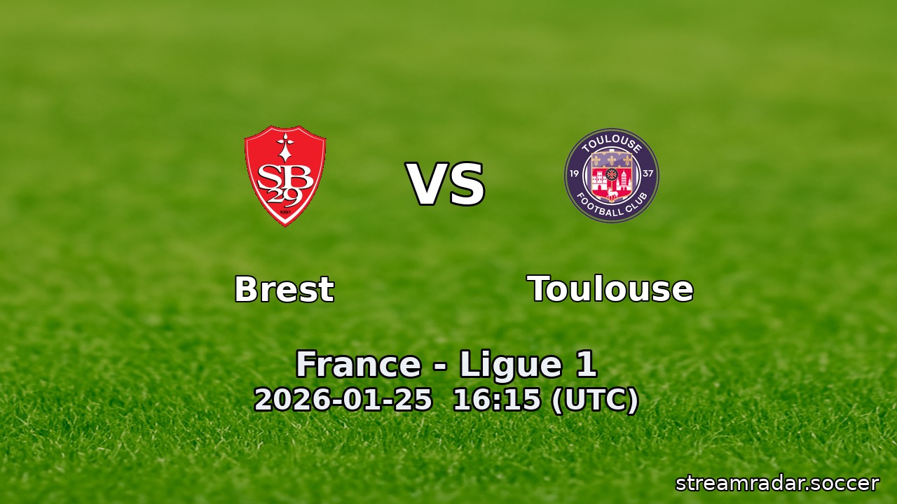 Brest vs Toulouse