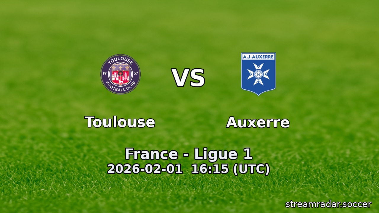 Toulouse vs Auxerre