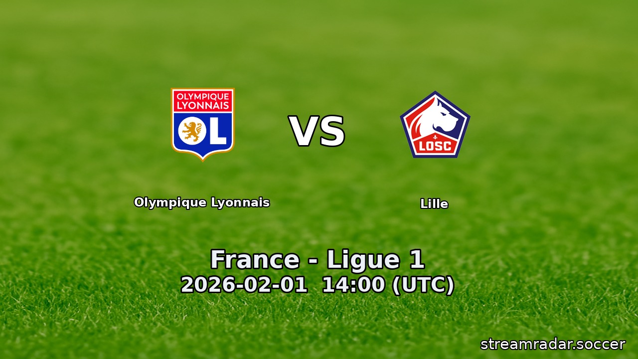 Olympique Lyonnais vs Lille