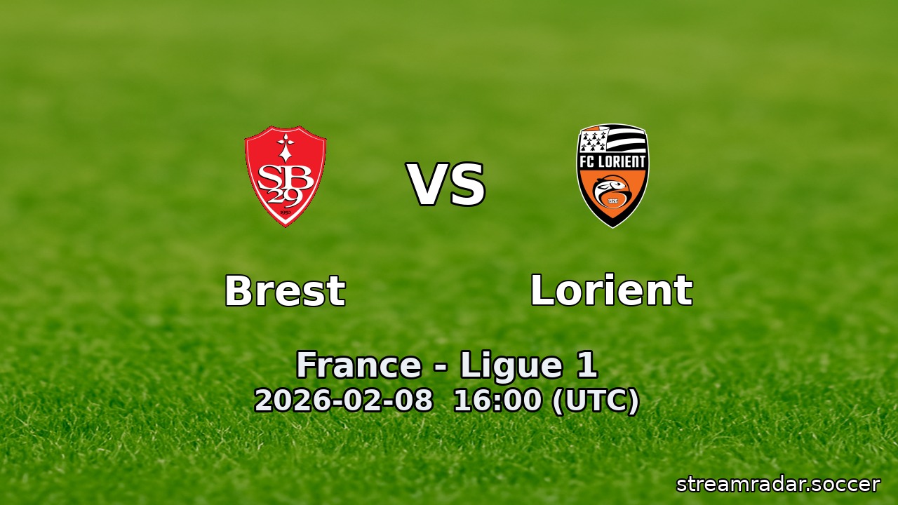 Brest vs Lorient