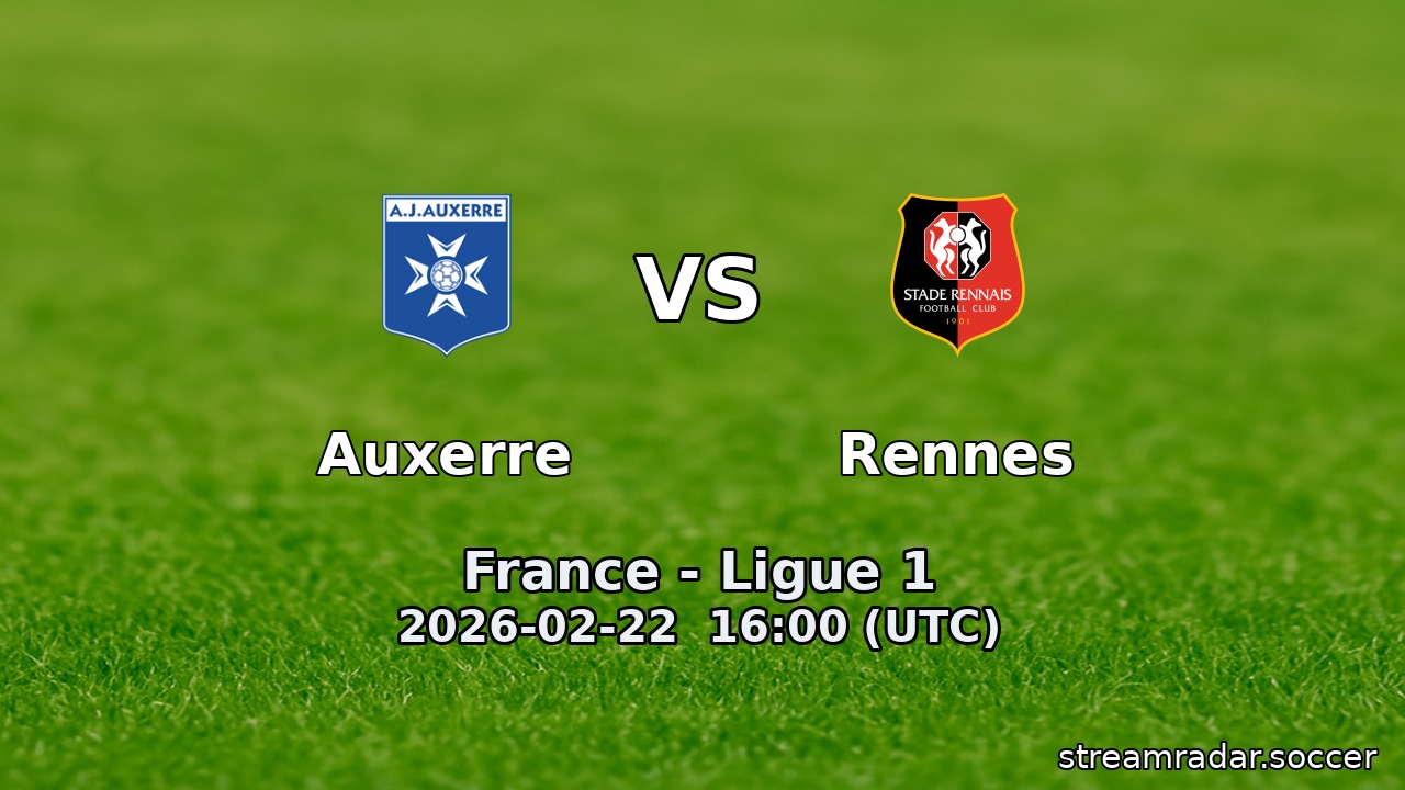 Auxerre vs Rennes