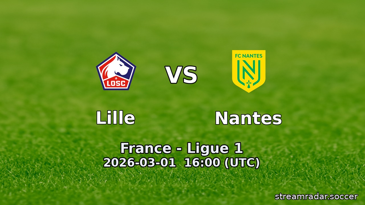 Lille vs Nantes