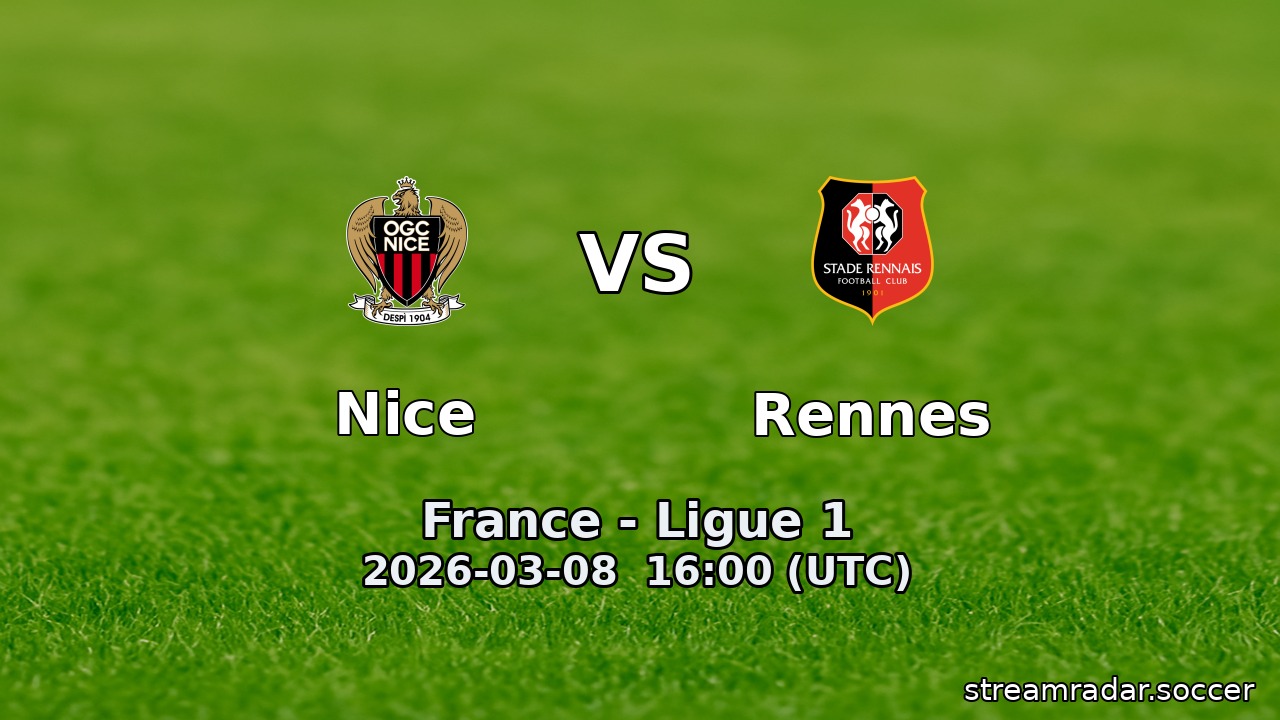 Nice vs Rennes