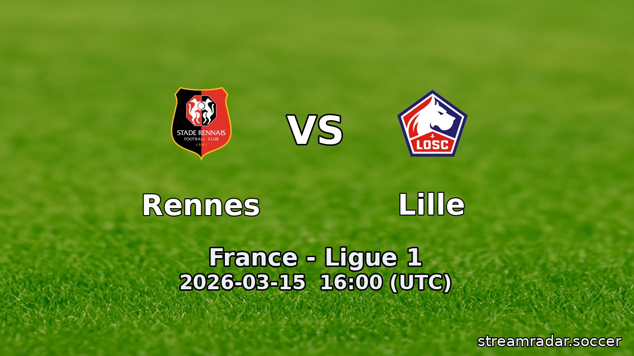 Rennes vs Lille