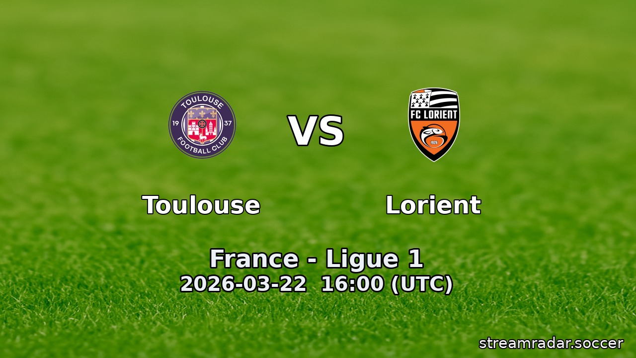 Toulouse vs Lorient