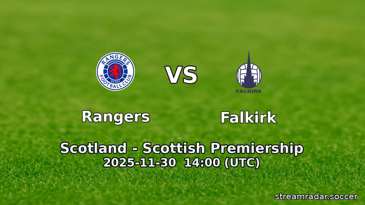 Rangers vs Falkirk
