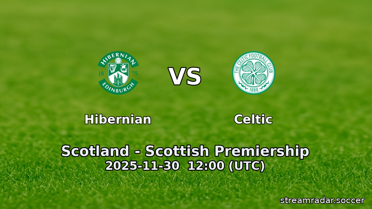 Hibernian vs Celtic