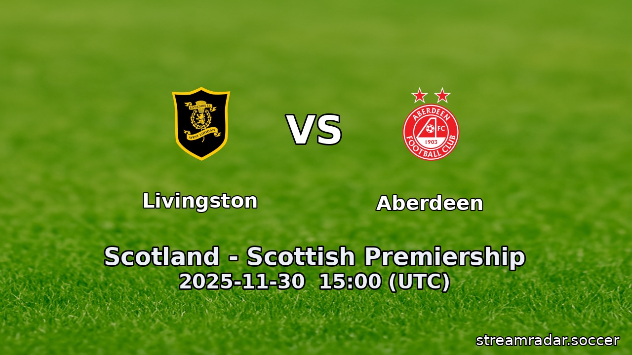 Livingston vs Aberdeen