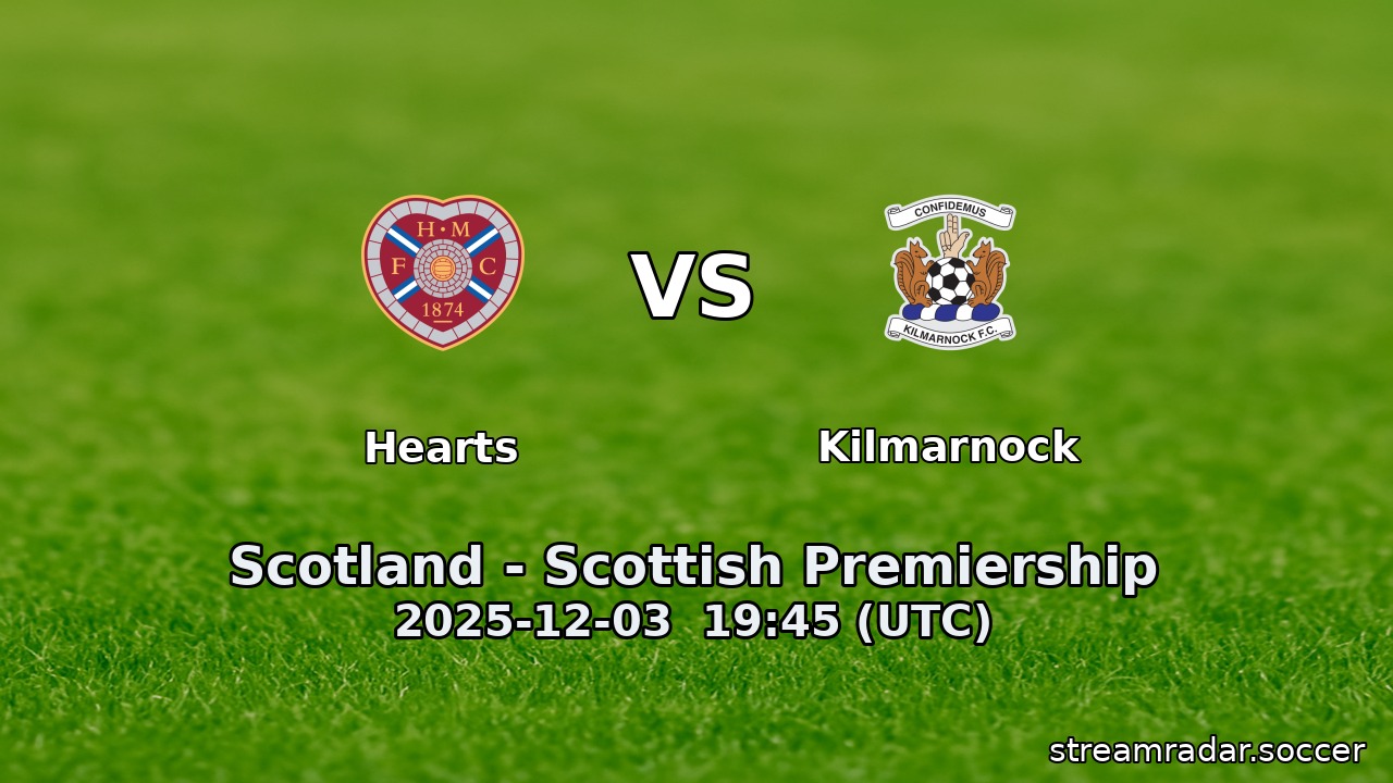Hearts vs Kilmarnock