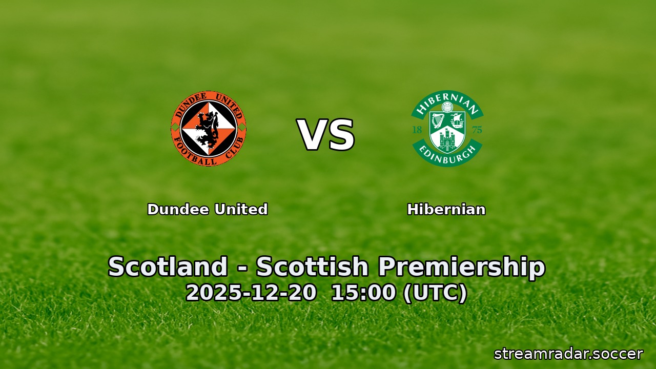 Dundee United vs Hibernian