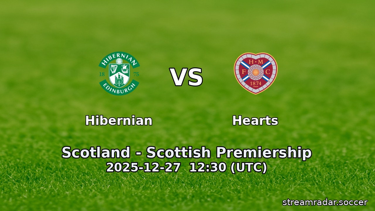 Hibernian vs Hearts