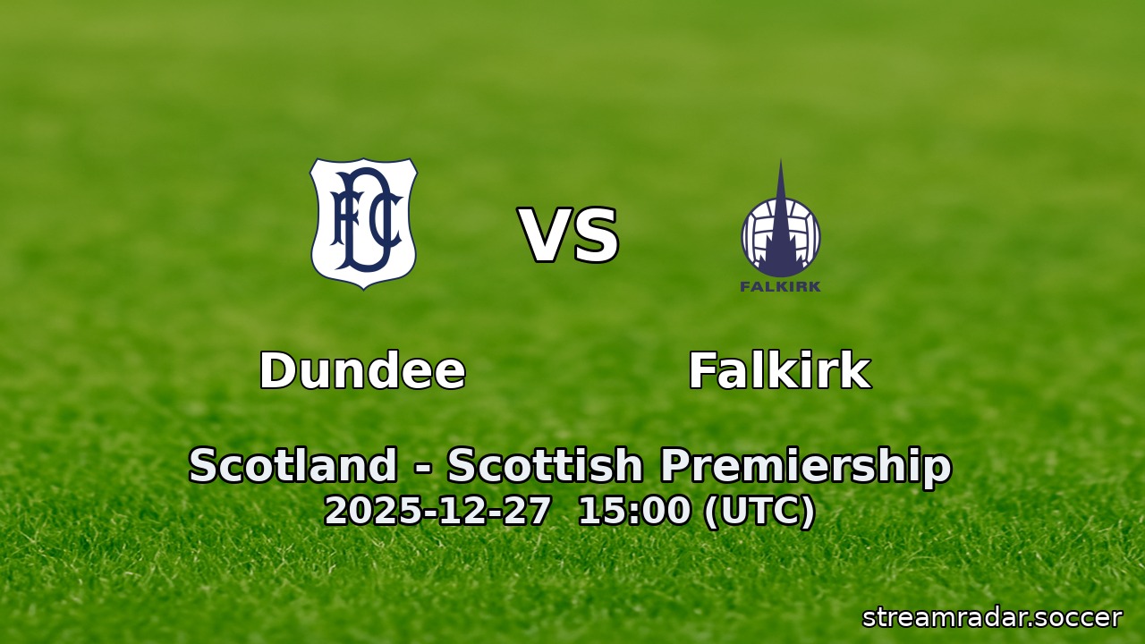 Dundee vs Falkirk