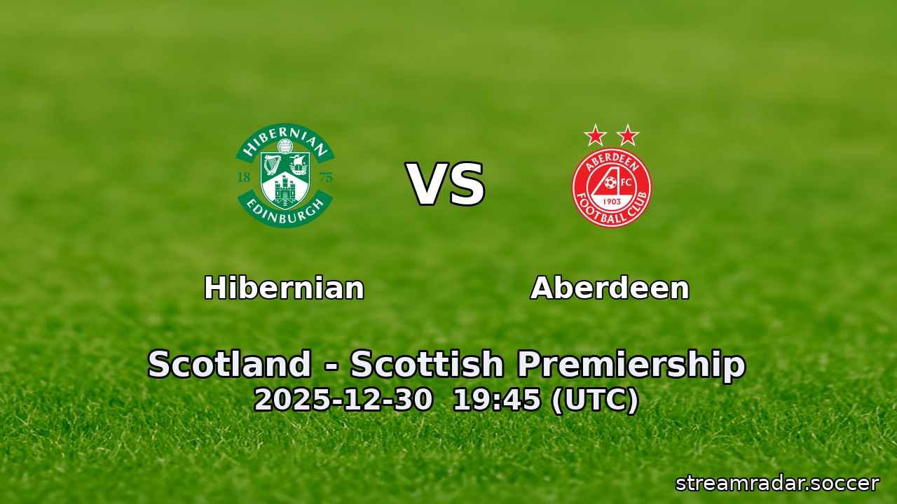 Hibernian vs Aberdeen