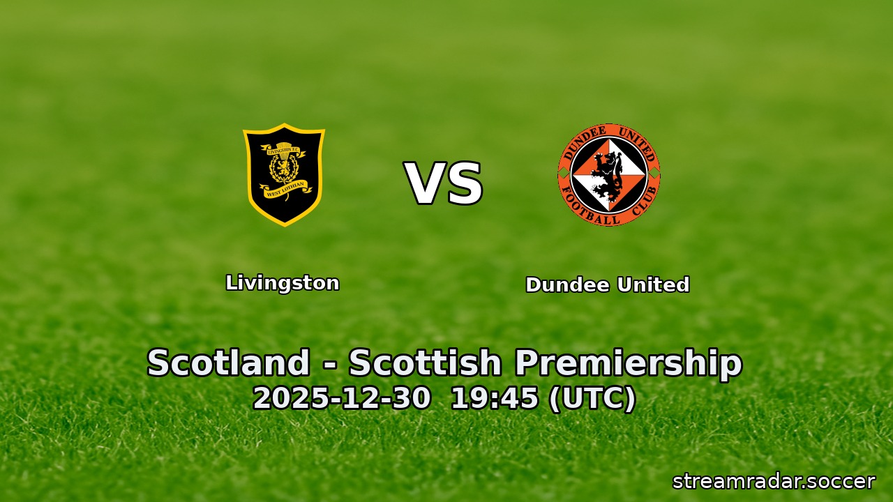 Livingston vs Dundee United