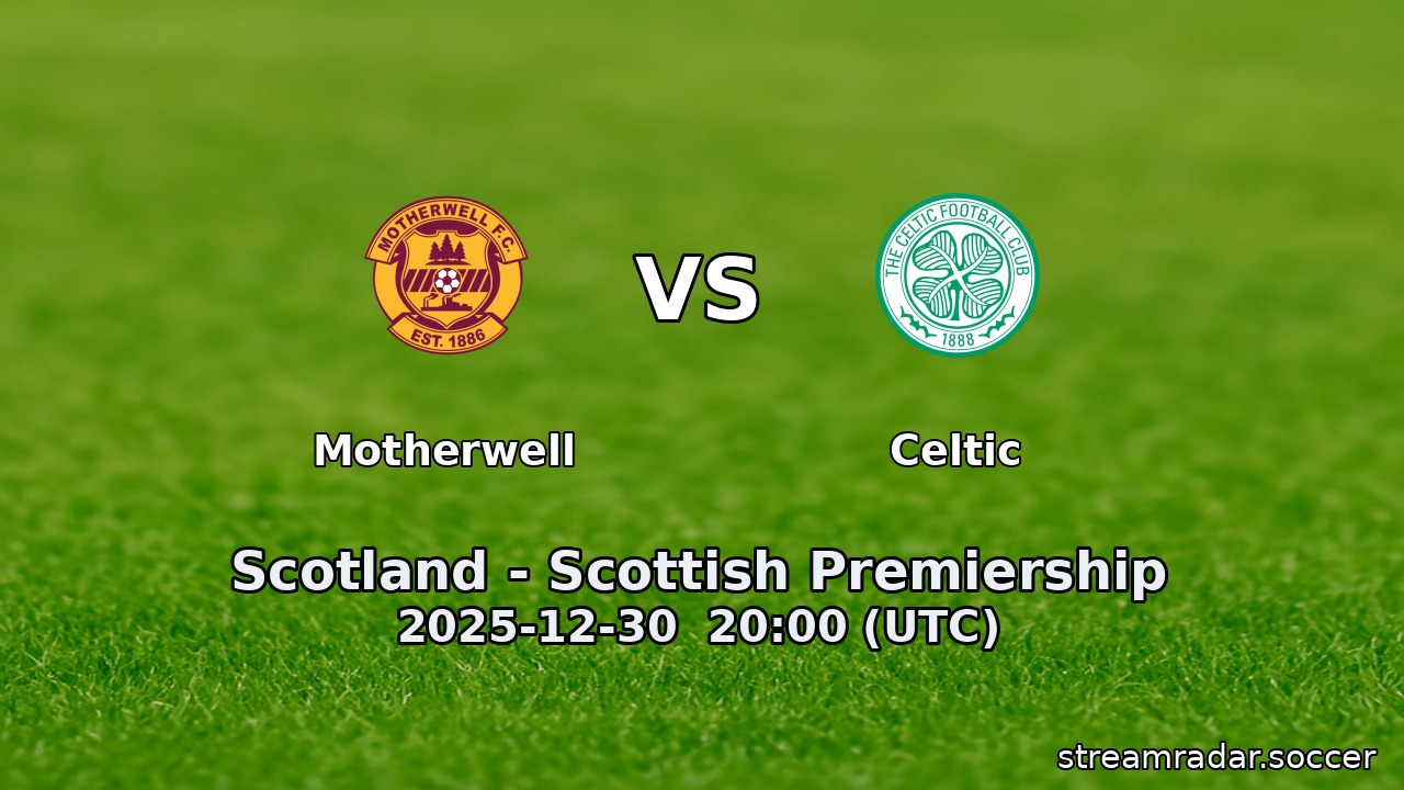 Motherwell vs Celtic