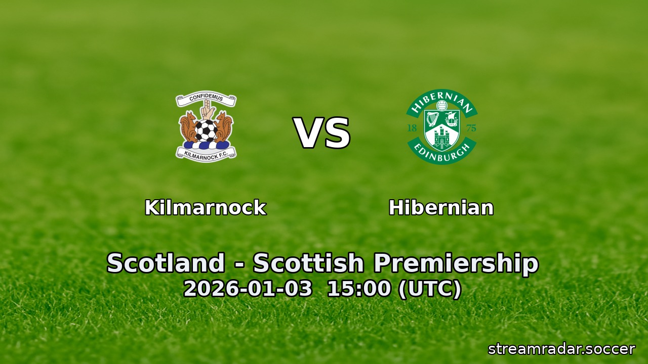 Kilmarnock vs Hibernian