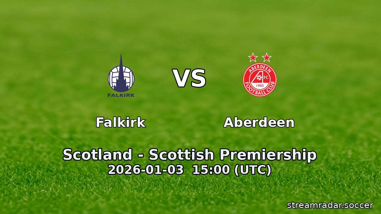 Falkirk vs Aberdeen