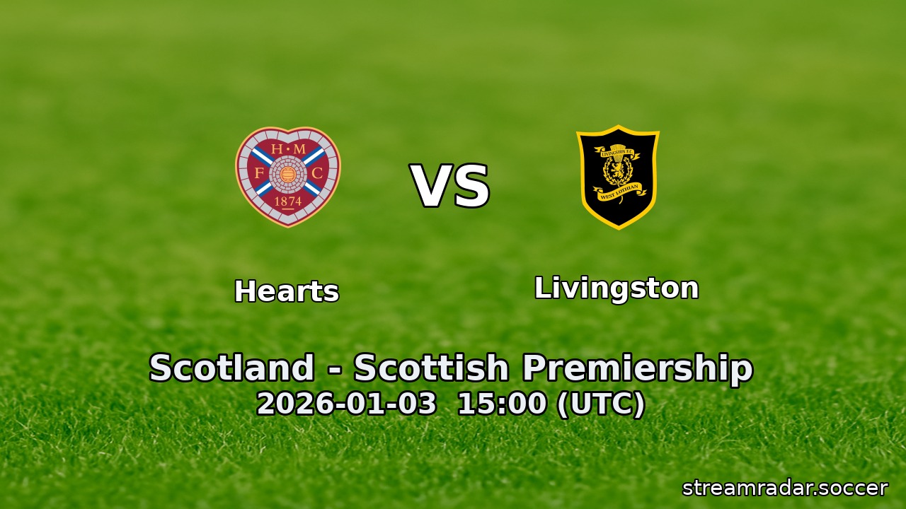 Hearts vs Livingston