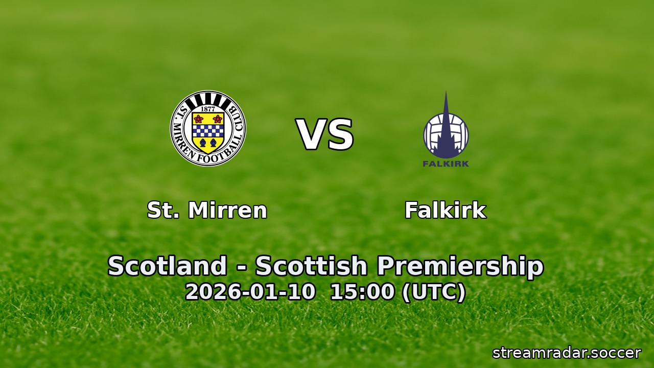 St. Mirren vs Falkirk