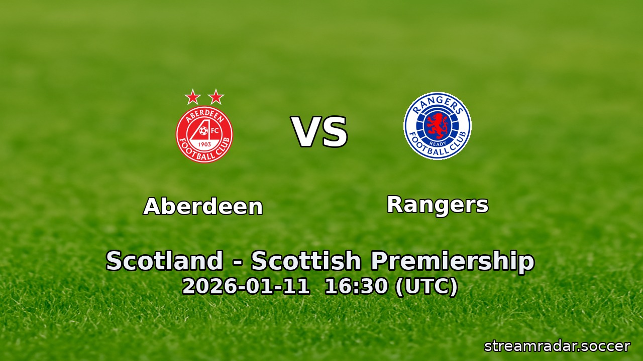 Aberdeen vs Rangers