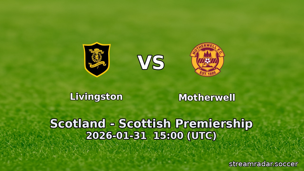 Livingston vs Motherwell