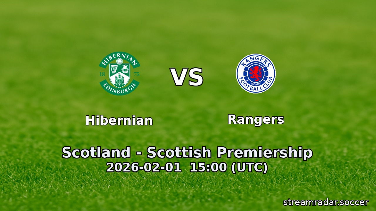 Hibernian vs Rangers