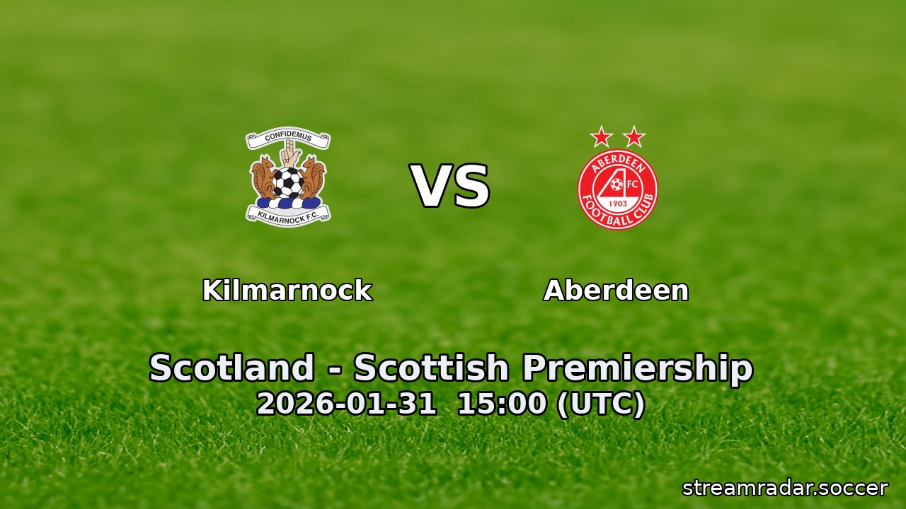 Kilmarnock vs Aberdeen