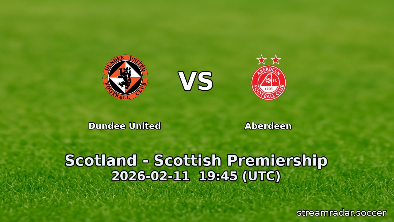 Dundee United vs Aberdeen