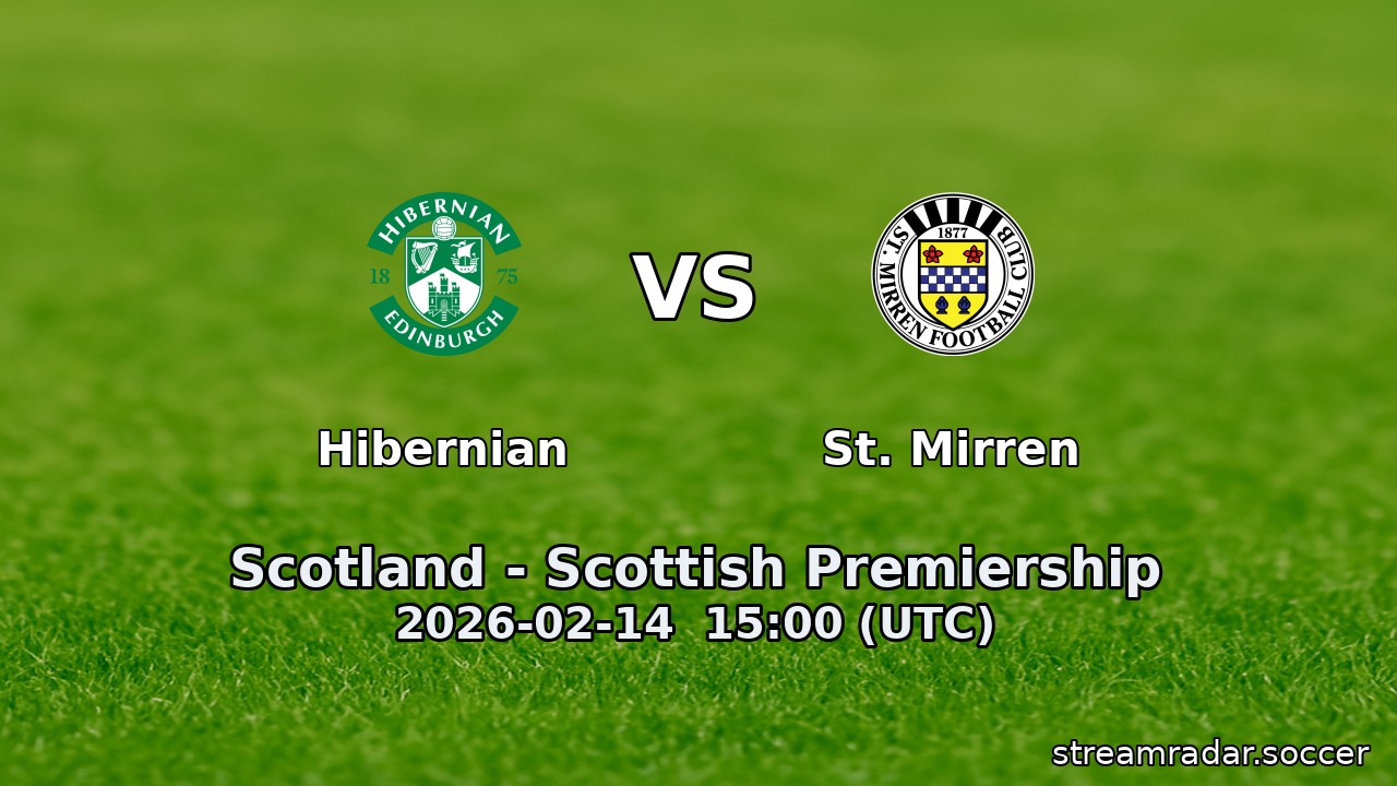 Hibernian vs St. Mirren