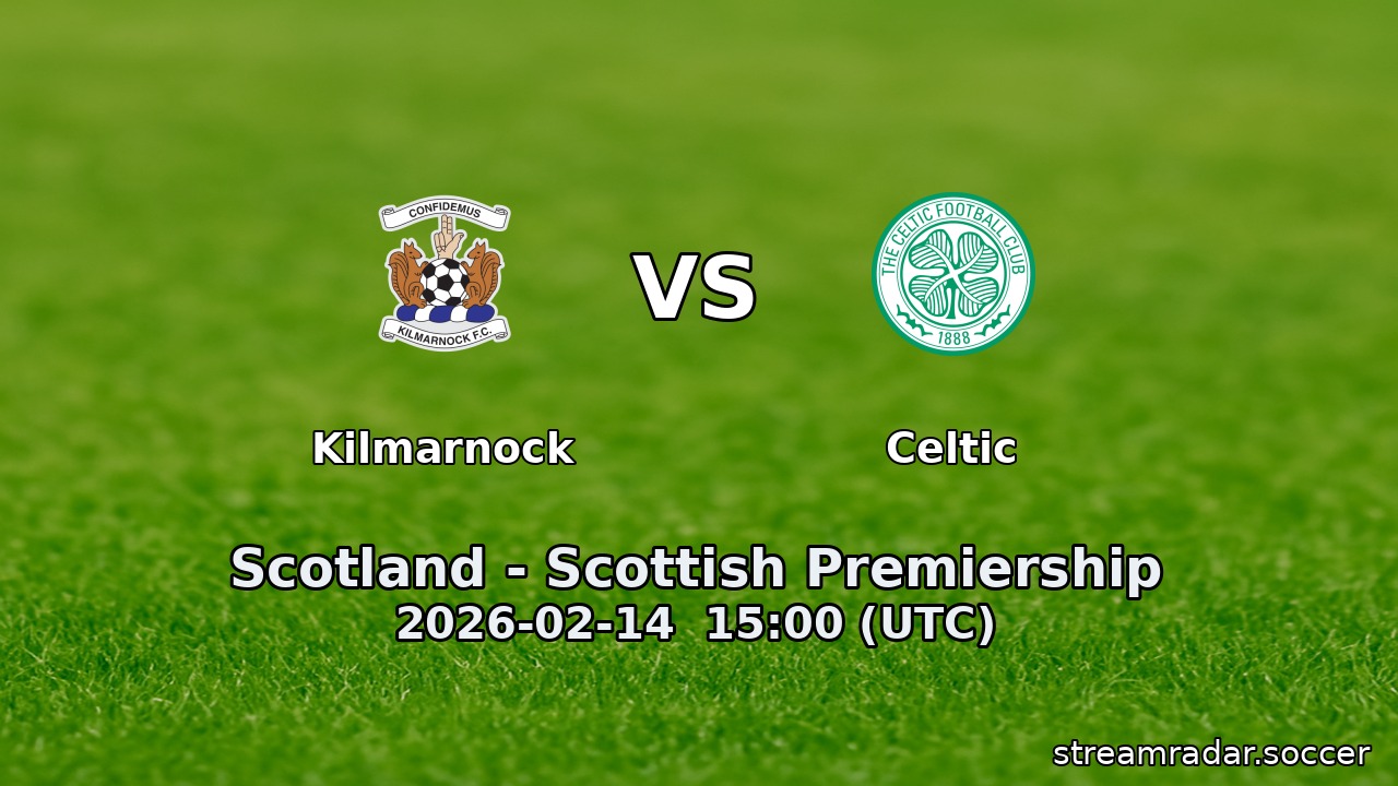 Kilmarnock vs Celtic