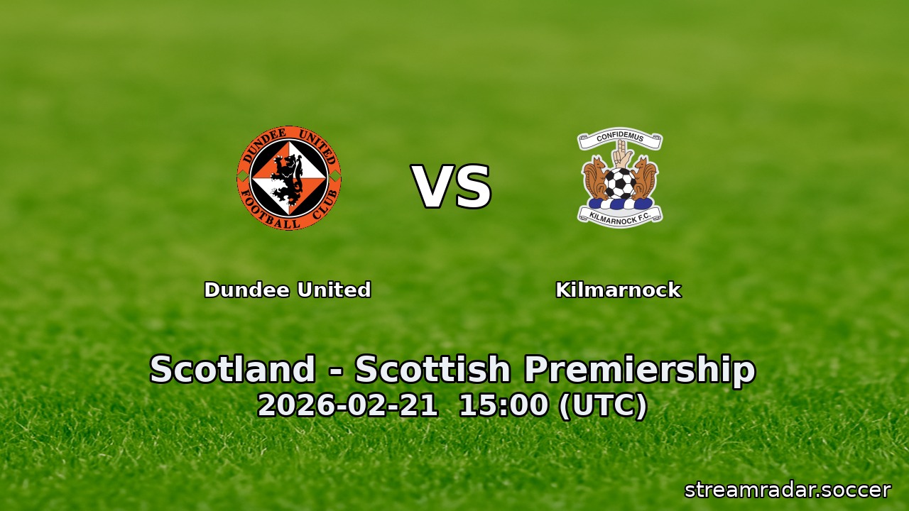 Dundee United vs Kilmarnock