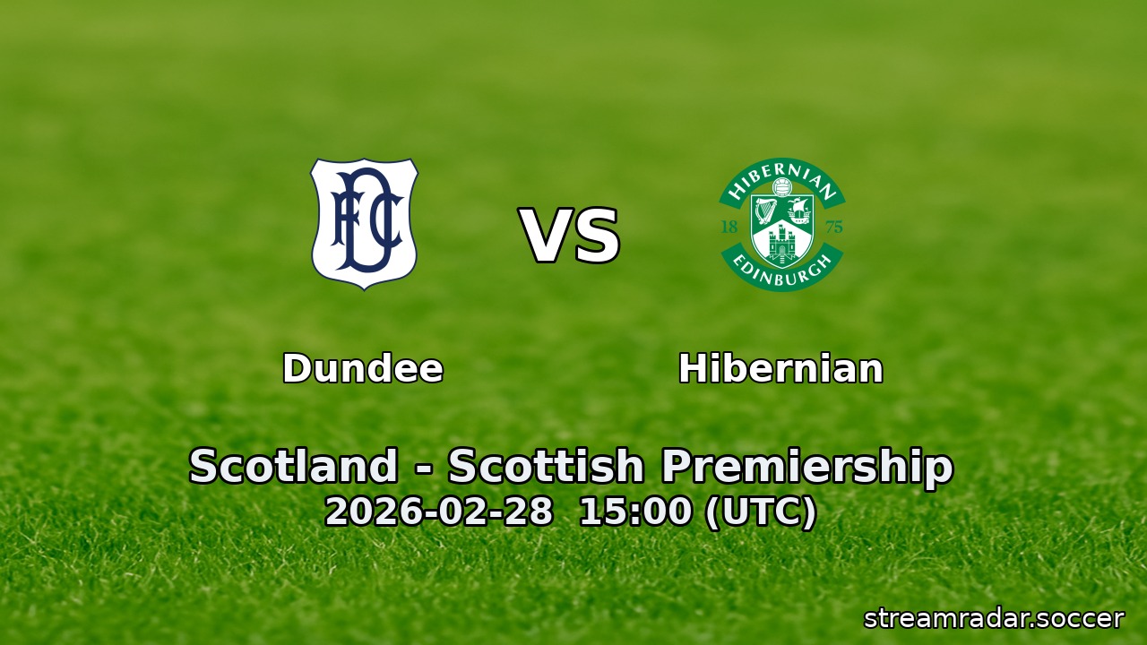 Dundee vs Hibernian