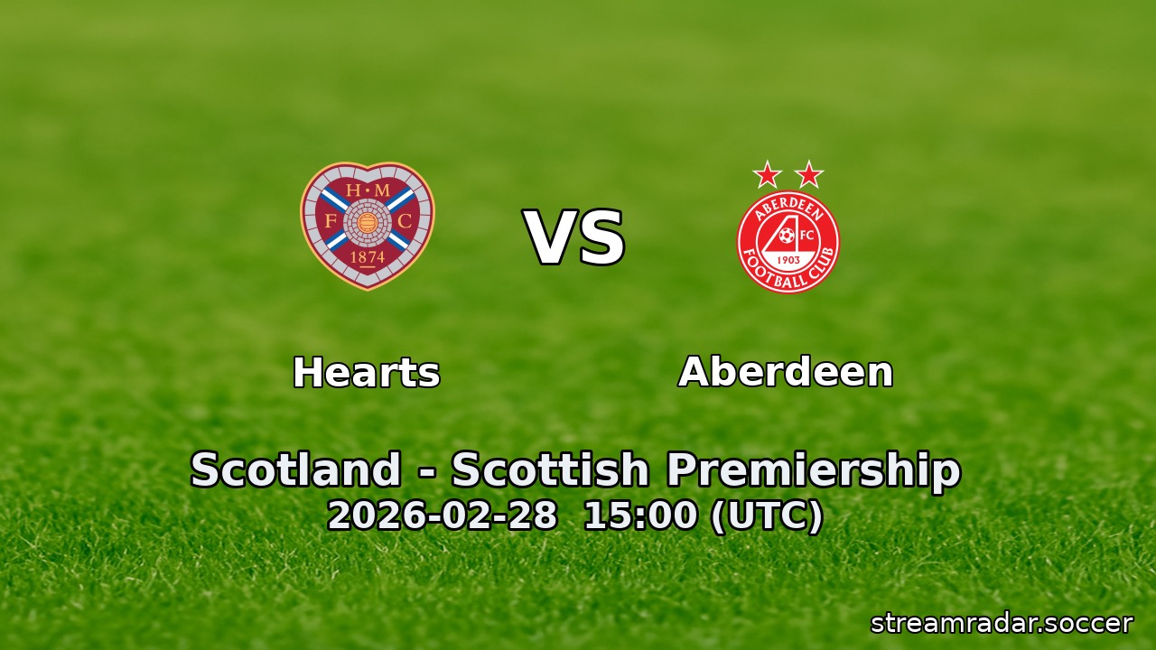 Hearts vs Aberdeen