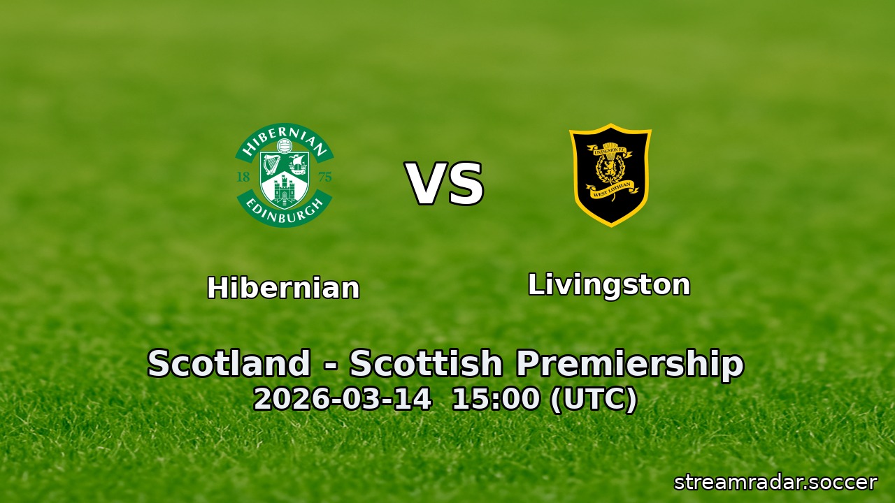 Hibernian vs Livingston
