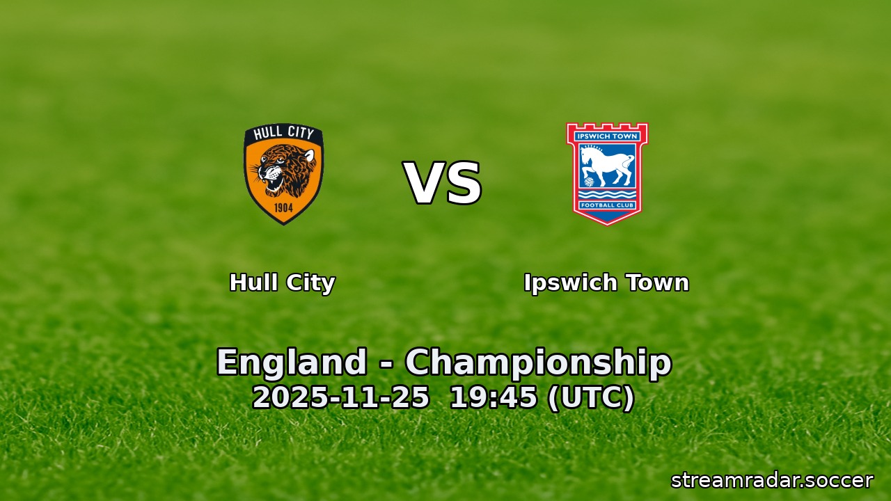 Hull City vs Ipswich Town