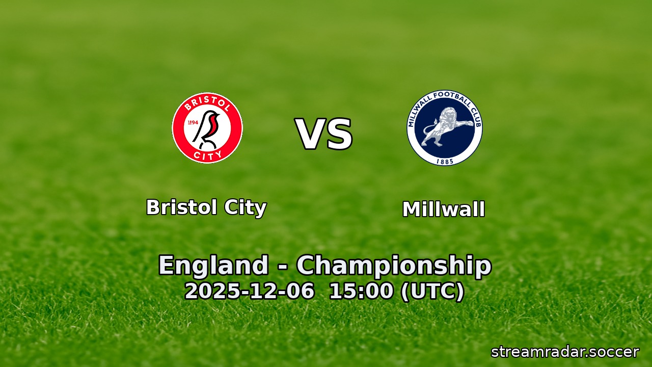 Bristol City vs Millwall