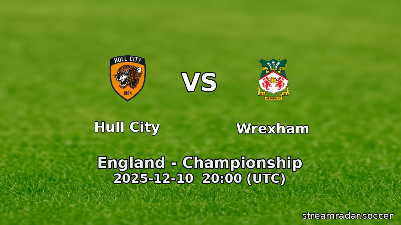 Hull City vs Wrexham