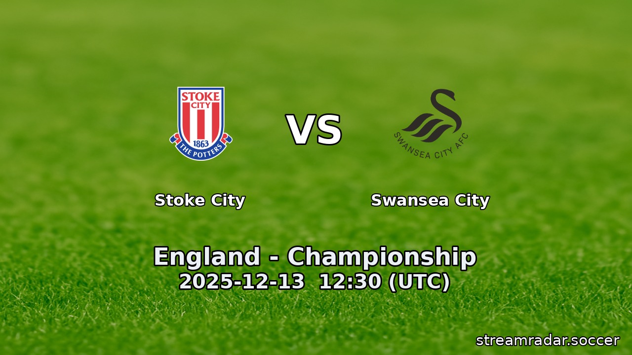 Stoke City vs Swansea City