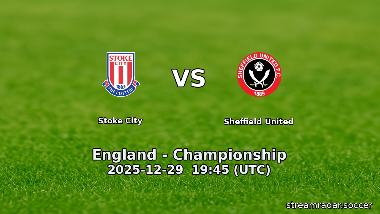 Stoke City vs Sheffield United