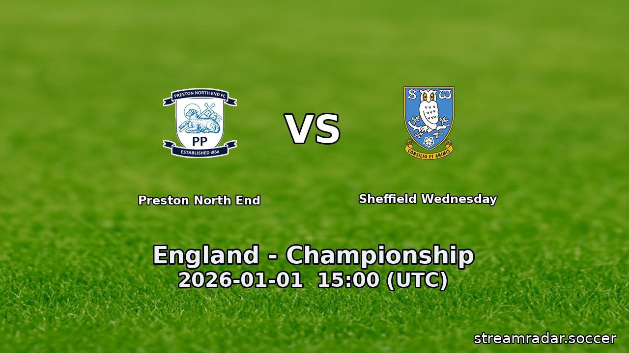Preston North End vs Sheffield Wednesday