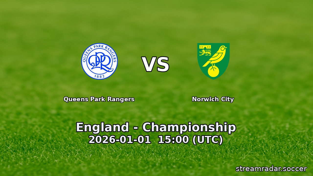 Queens Park Rangers vs Norwich City