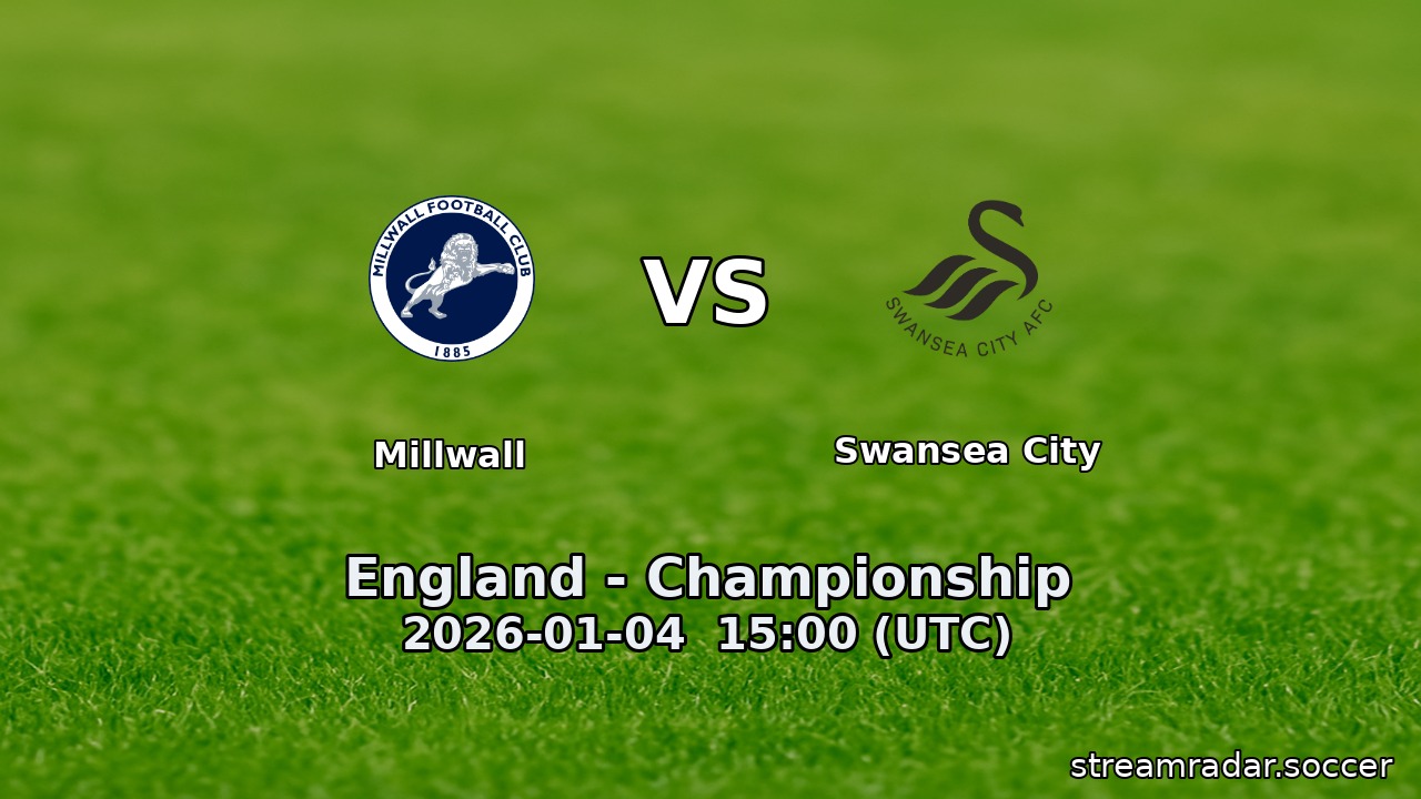 Millwall vs Swansea City