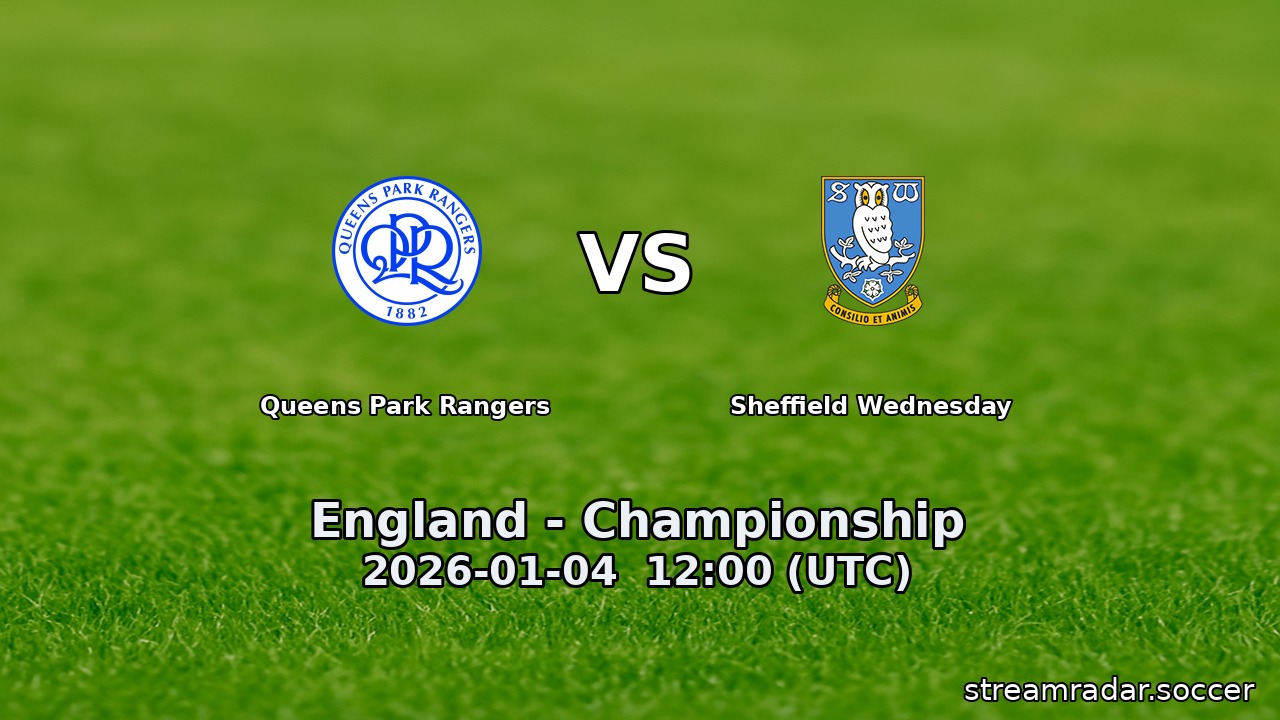 Queens Park Rangers vs Sheffield Wednesday