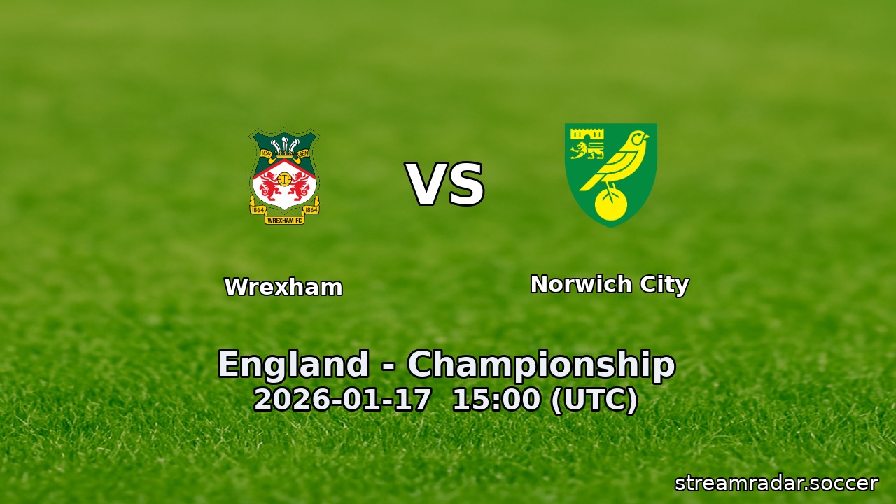 Wrexham vs Norwich City