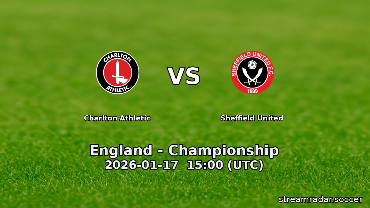 Charlton Athletic vs Sheffield United